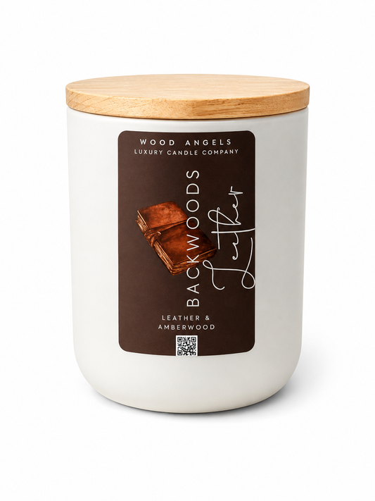 Backwoods Leather Candle