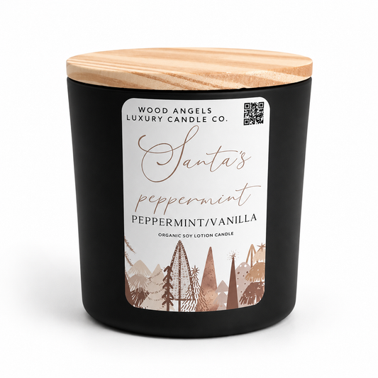 Santa’s Peppermint Candle