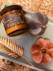 Hello Pumkin Organic lotion Candle